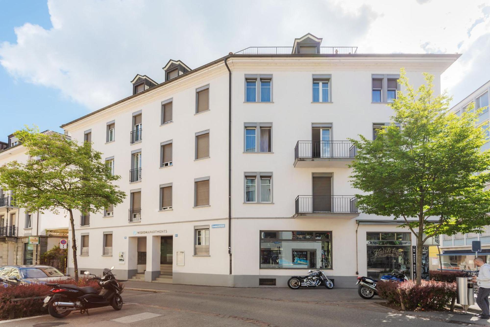 Visionapartments Cramerstrasse 8-12 - Contactless Check-In Zürich Buitenkant foto